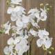 Flor orquidea artificial en maceta
