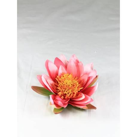 Flor lotus flotante artificial pequeño