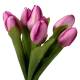Atado 7 tulipanes artificiales
