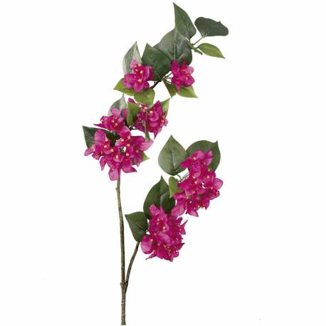 Flor bougainvillea artificial en rama