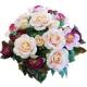 Ram flors artificials roses i cymbidium