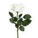 Flor rosa artificial blanca