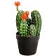 Cactus artificial con flor Saguaro 035