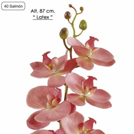 Flor orquidia Phalaenopsis artificial 087