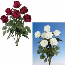 Ram flors artificials capolls roses
