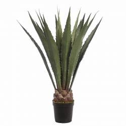 Cactus artificial agave con maceta 125