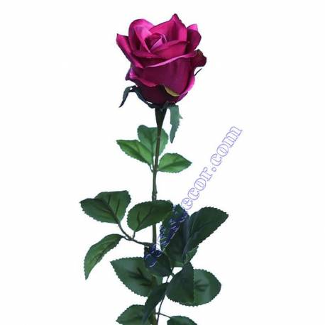 Flor rosa artificial