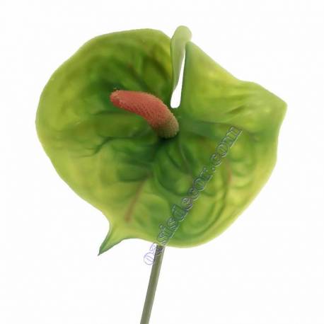 Flor artificial anthurium goma