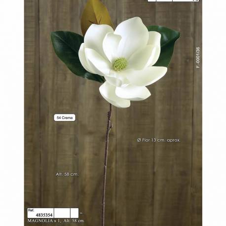 Branca magnolia artificial blanca