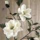 Vara magnolia artificial dos flores 090