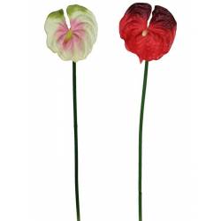 Flor artificial anthurium latex