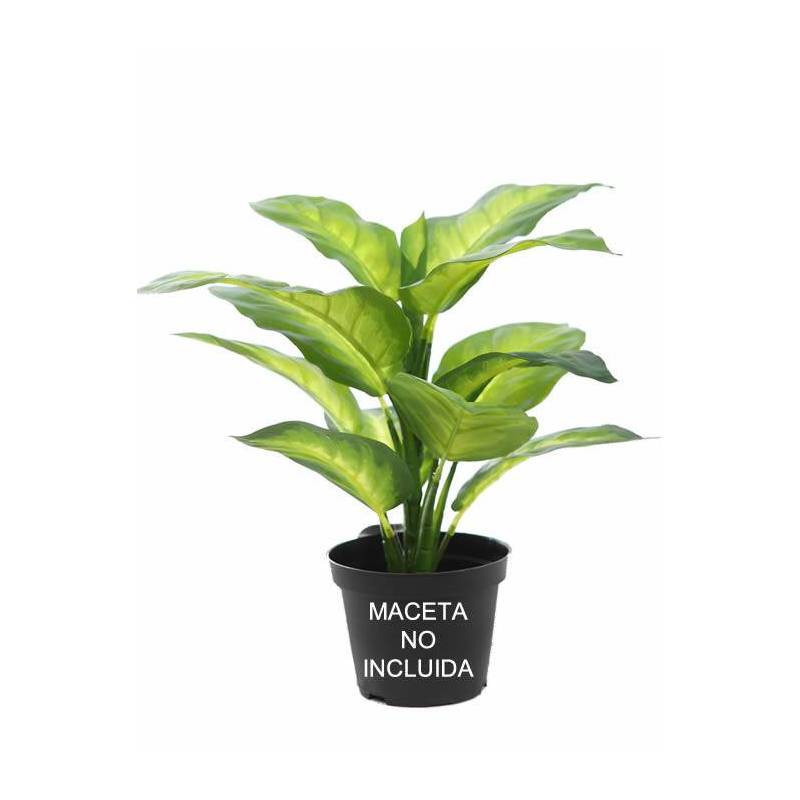 Pequeña plantas artificiales diefembaquia maculata sin maceta Oasis Decor